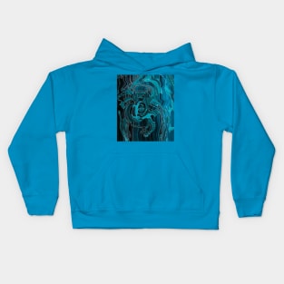 Digital abstract art 3.2 Kids Hoodie